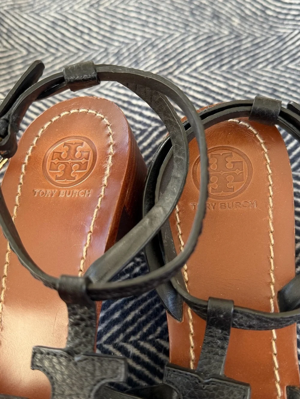 Tory Burch stacked signature wear